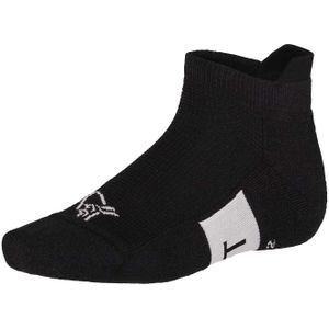 Norrona - Trail / Running kleding - Senja Merino Lightweight Socks Short Caviar voor Heren van Nylon - Maat 40-42 - Zwart