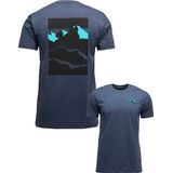 Black Diamond - Mountainscape SS Tee - T-shirt - Grijs - Katoen
