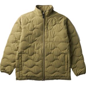 Snow Peak - Jassen - Seamless Quilted Down Jacket Olive voor Heren - Maat M - Kaki