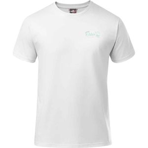 Eider - T-shirts - Vintage Chest Logo Cotton Tee White voor Heren van Katoen - Maat S - Wit