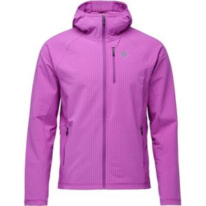 Black Diamond - M Coefficient Storm Full Zip Hoody Piton Purple voor Heren - Maat 167-184 cm - Paars
