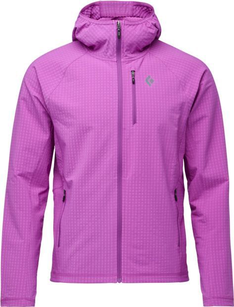 Black Diamond - M Coefficient Storm Full Zip Hoody Piton Purple voor Heren - Maat 167-184 cm - Paars