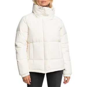 Roxy - Jassen - Winter Rebel Jacket Otlr Egret voor Dames - Maat L - Beige