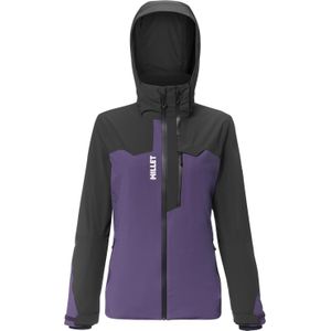 Millet - Dames ski jassen - Grands Montets Pro Jkt W Purple Velvet Black voor Dames - Maat XS - Paars