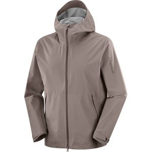 Salomon - Outerpath 2.5L Wp Jacket - Bruin - Waterdicht - Ademend