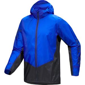 Arc'Teryx - Trail / Running kleding - Norvan Windshell Hoody M Vitality/Black Sapphire voor Heren - Maat L - Blauw