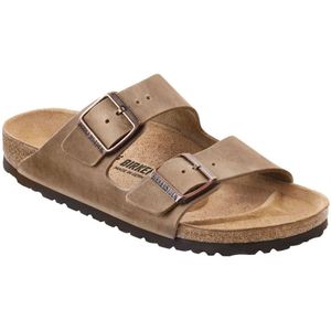 Birkenstock - Sandalen en slippers - Arizona M Cuir Gras Tabacco Brown voor Heren - Maat 39 - Bruin