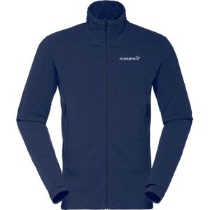 Norrona - Fleeces - Falketind Warm1 Jacket M Indigo Night voor Heren - Maat L - Marine blauw
