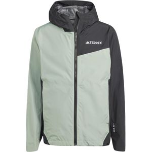 Adidas - Wandel- en bergsportkleding - Multi 2.5L Rain Jacket Silgrn/Black voor Heren - Maat L - Groen