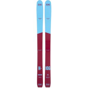 Zag - Ski's - H106 2023 voor Heren van Hout - Maat 178 cm - Blauw