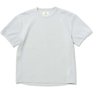 Snow Peak - T-shirts - Dry Waffle T-Shirt Light Grey voor Heren - Maat M - Grijs