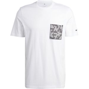 Adidas - T-shirts - Terrex Pkt 2.0 Tee White voor Heren van Katoen - Maat S - Wit