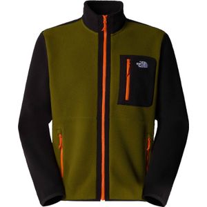 The North Face - Wandel- en bergsportkleding - M Yumiori Full Zip Forest Olive/TNF Black/ voor Heren - Maat XL - Groen