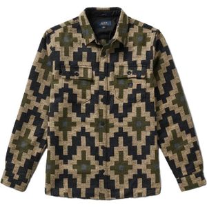 Roark - Blouses - Nordsman Hillside Jacqaurd voor Heren van Wol - Maat M - Beige