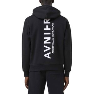 Avnier - Sweatshirts en fleeces - Hoodie Onset Black Vertical V3 voor Heren van Katoen - Maat XL - Zwart