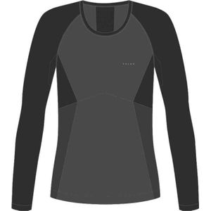 Falke - Dames wandel- en bergkleding - Light Longsleeve Shirt Regular W Black voor Dames van Wol - Maat S - Zwart