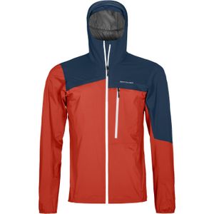 Ortovox - Toerskikleding - 2,5L Civetta Jacket M Cengia Rossa voor Heren - Maat S - Rood