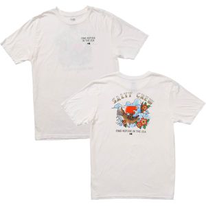 Salty Crew - T-shirts - Hopper Vintage SS Tee Off White voor Heren - Maat XL - Wit