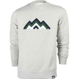 Snowleader - Sweatshirts - Mountain Crew Light Grey Heather voor Heren - Maat S - Grijs