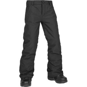 Volcom - Kinder skibroeken - Freakin Chino Youth Insulated Pant Black voor Unisex - Kindermaat XL - Zwart