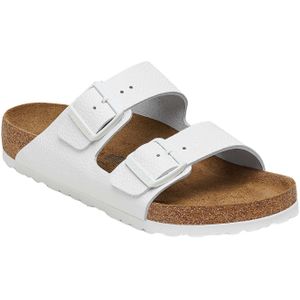 Birkenstock - Sandalen en slippers - Arizona Natural Leather White voor Heren - Maat 40 - Wit