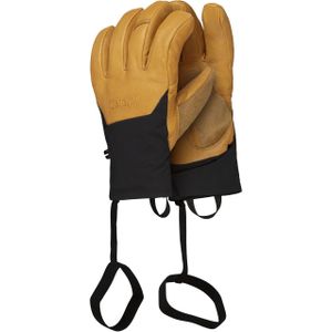 Norrona - Skihandschoenen - Lofoten Gore-Tex Thermo100 Short Gloves Unisex Kangaroo voor Unisex van Softshell - Maat M - Geel