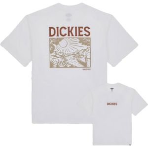 Dickies - T-shirts - Patrick Springs Tee SS White voor Heren van Katoen - Maat XL - Wit