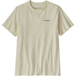 Patagonia - T-shirts - Fitz Roy Icon Responsibili-Tee Birch White voor Heren - Maat M - Wit