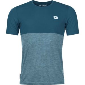 Ortovox - Wandel- en bergsportkleding - 150 Cool Logo T-shirt M Petrol Blue voor Heren - Maat L - Blauw