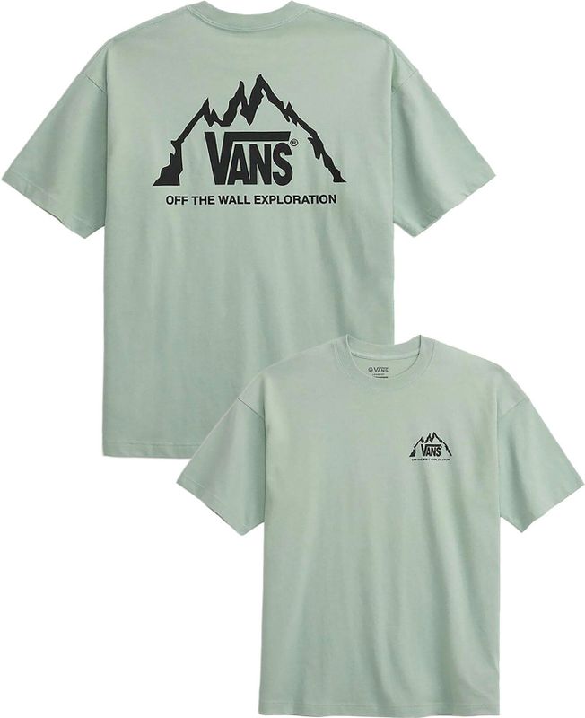 Vans - MTE Crestline SS Tee - T-shirt - Grijs - 100% Biologisch Katoen