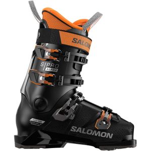 Salomon - Heren skischoenen - S/Pro Alpha 100 Gw Black/Dark Grey Met/Orange Tiger voor Heren - Maat 28\/28,5 - Zwart