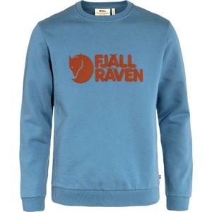 Fjall Raven - Sweatshirts en fleeces - FjÃ¤llrÃ¤ven Logo Sweater M Dawn Blue voor Heren van Katoen - Maat L - Blauw