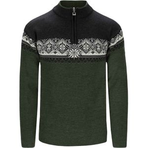Dale of Norway - Truien - Moritz M Sweater Dark Green Smoke Dark Charcoal voor Heren van Wol - Maat M - Groen