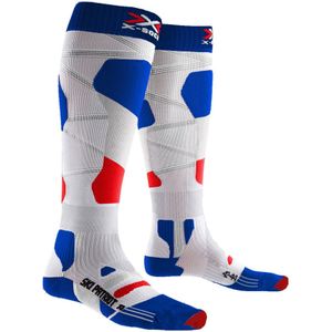 X-Socks - Skisokken - Ski Patriot 4.0 France Bleu/Blanc/Rouge voor Heren - Maat 39-41 - Blauw
