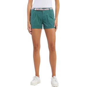 Ragwear - Dames shorts - Heeven B Pine Green voor Dames van Katoen - Maat 27 US - Groen