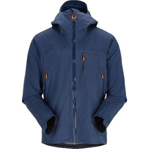 Rab - Wandel- en bergsportkleding - Latok Mountain GTX Jacket Deep Ink voor Heren - Maat L - Marine blauw