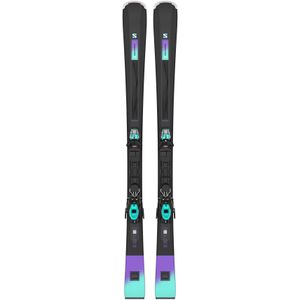 Salomon - Packs (ski's & bindingen) - S/Max NÂ°6 Xt + M10 Gw Black/Mint 2024 voor Dames van Hout - Maat 160 cm - Zwart