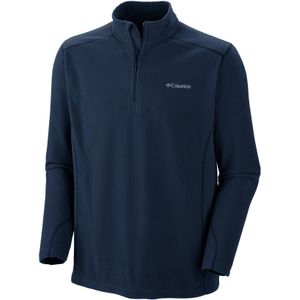 Columbia - Fleeces - Klamath Rangeâ„¢ II Half Zip M Collegiate Navy Solid voor Heren - Maat M - Marine blauw