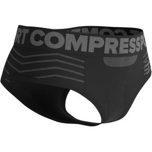 Compressport - Dames wandel- en bergkleding - Seamless Boxer W Black/Grey voor Dames - Maat XS - Zwart