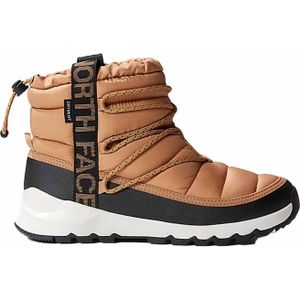 The North Face - AprÃ¨s-skischoenen - W Thermoball Lace Up Wp Almond Butter/Black voor Dames - Maat 7 US - Bruin