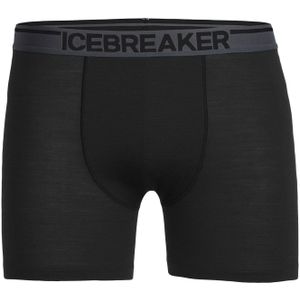 Icebreaker - Wandel- en bergsportkleding - M Merino Anatomica Boxers Black voor Heren van Nylon - Maat XXL - Zwart