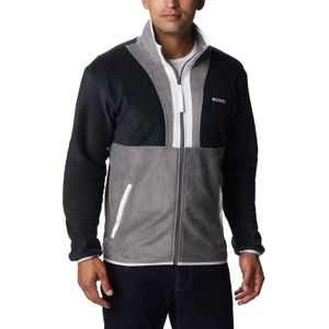 Columbia - Wandel- en bergsportkleding - Back Bowlâ„¢ Full Zip Fleece Black City Grey White voor Heren - Maat M - Grijs