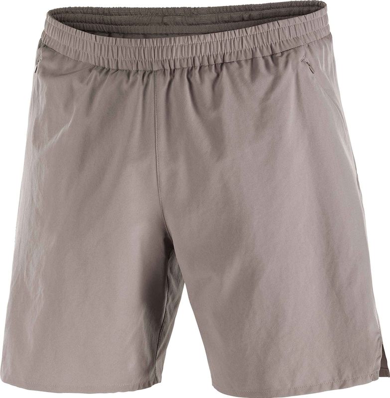 Salomon - Shakeout Core 2In1 Short 7 inch - Beige - Heren