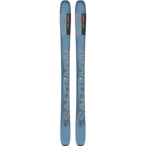 Salomon - Ski's - Qst 92 Copen Blue/Yellow 2024 voor Unisex van Hout - Maat 160 cm - Blauw
