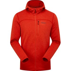 Rab - Wandel- en bergsportkleding - Ascendor Light Hoody Tuscan Red voor Heren van Gerecycled Polyester - Maat XL - Rood