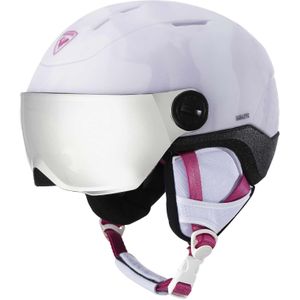 Rossignol - Heren skihelmen - Whoopee Visor Impacts White voor Heren - Kindermaat 52-55 cm - Wit