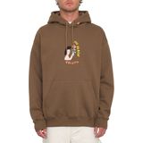 Volcom - Sweatshirts en fleeces - Featured Art Arthur Longo Pullover 1 Dark Earth voor Heren van Katoen - Maat L - Bruin