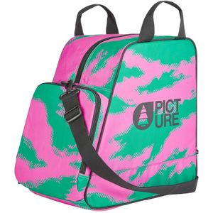 Picture Organic Clothing - Skischoen hoezen - Shoes Bag Retro Bliss Print voor Unisex - Roze