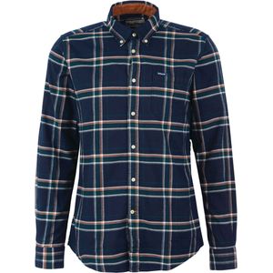 Barbour - Blouses - Ronan Tailored Checked Shirt Inky Blue voor Heren - Maat L - Blauw