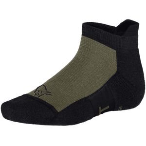 Norrona - Trail / Running kleding - Senja Merino Lightweight Socks Short Olive Night voor Heren van Nylon - Maat 43-45 - Kaki